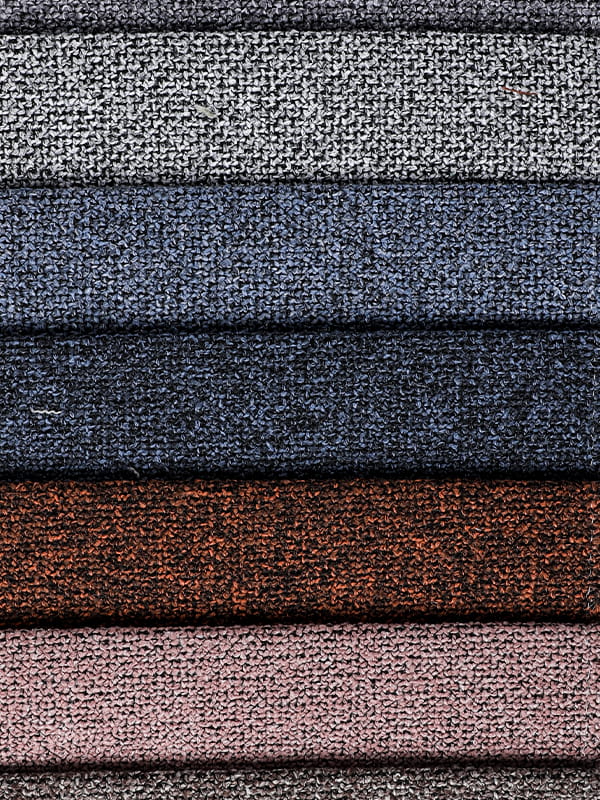 Mandalay sofa vævet to-farvede polyester linnestoffer