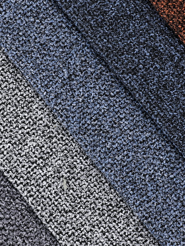 Mandalay sofa vævet to-farvede polyester linnestoffer Mandalay sofa vævet to-farvede polyester linnestoffer