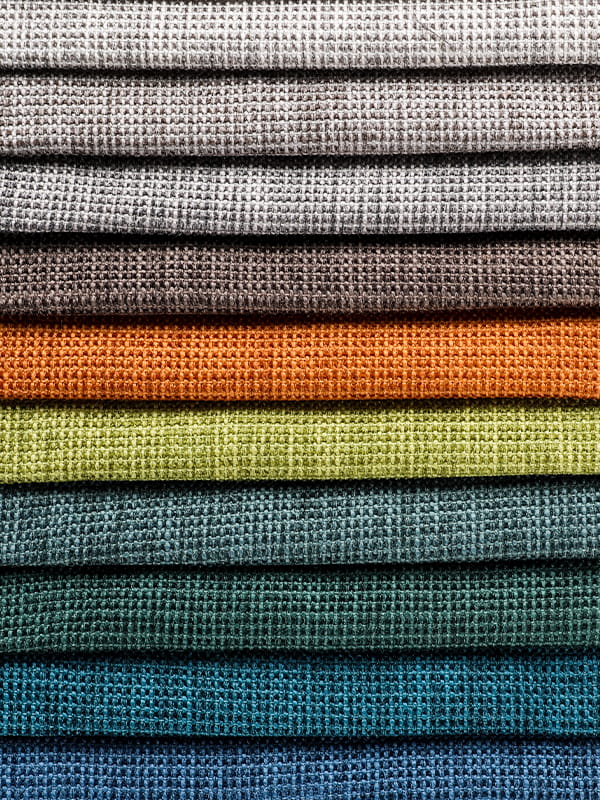 Påfugl sofa chenille stof