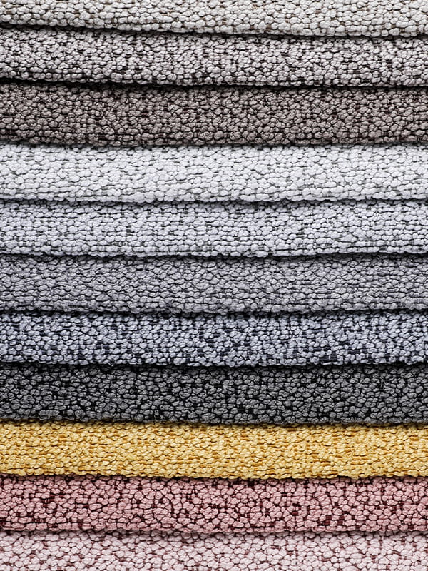 Emily Loop Yarn Polyester og Linen Sofa Fabrics