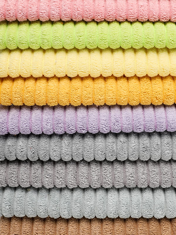 Corduroy sofa fløjl stof