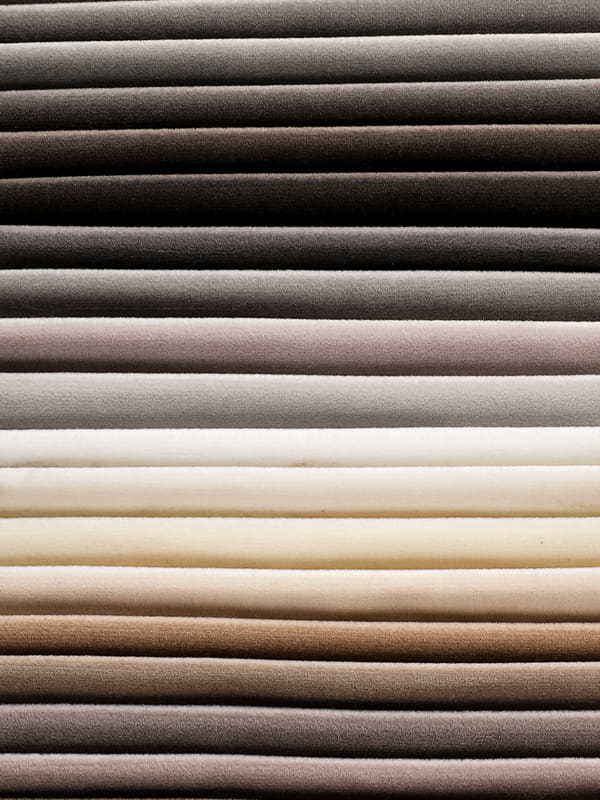 Påfugl sofa matet fløjlsstof